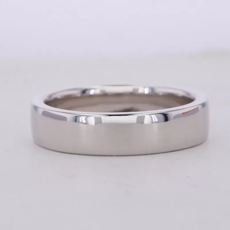 S925 Sterling Silver Slightly Flat Comfort Fit Wedding Ring