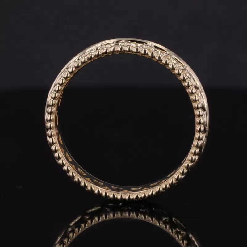 14K Yellow Gold Vintage Script Ring