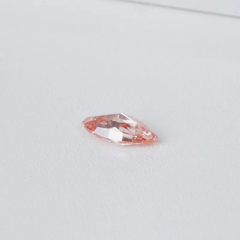 0.305ct Marquise Cut Pink Color HPHT Lab Grown Diamond