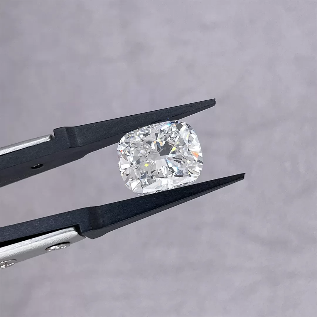 6.59ct F VS2 Cushion Cut IGI CVD Lab Grown Diamond