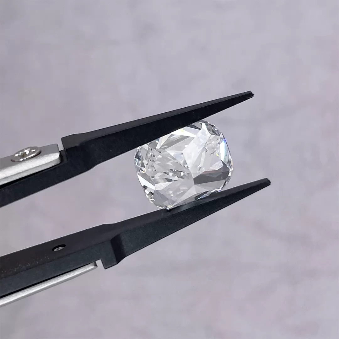 6.59ct F VS2 Cushion Cut IGI CVD Lab Grown Diamond