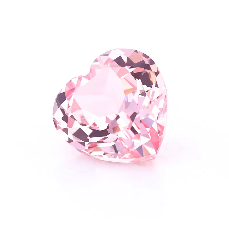 Sukura Pink Color Heart Cut Lab Grown Sapphire