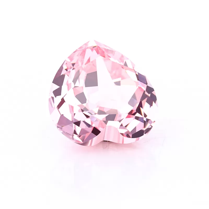 Sukura Pink Color Heart Cut Lab Grown Sapphire