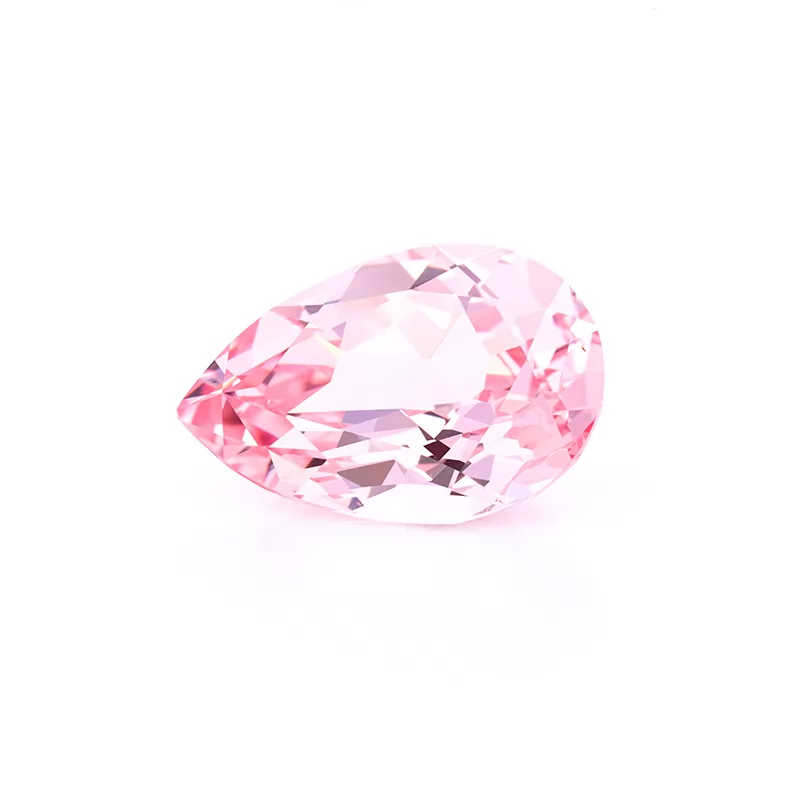 Sukura Pink Color Pear Cut Lab Grown Sapphire