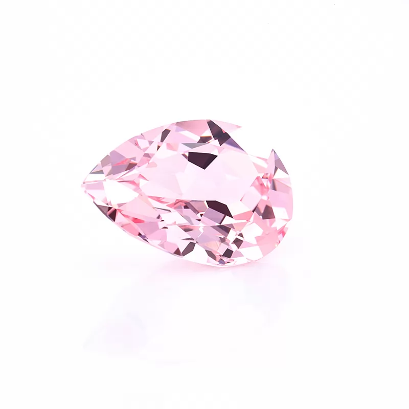 Sukura Pink Color Pear Cut Lab Grown Sapphire