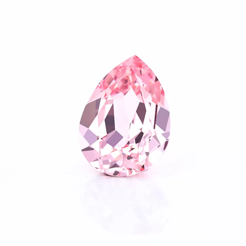 Sukura Pink Color Pear Cut Lab Grown Sapphire