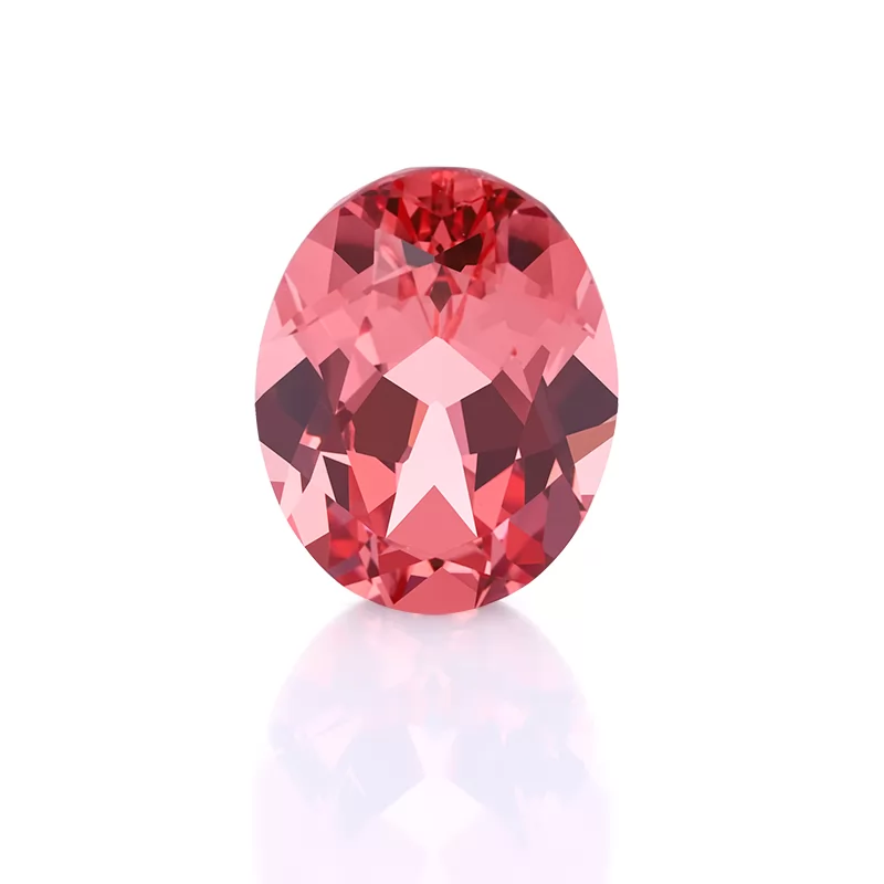 Padparadscha Color Oval Cut Lab Grown Sapphire