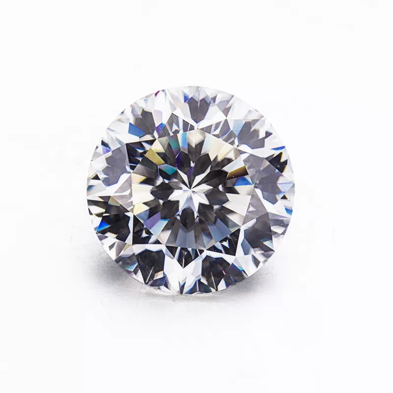 2CT Size 8mm Round Shape 9 Hearts 1 Flower Cut Moissanite