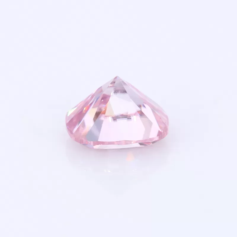 Pink Color Long Cushion Cut Moissanite