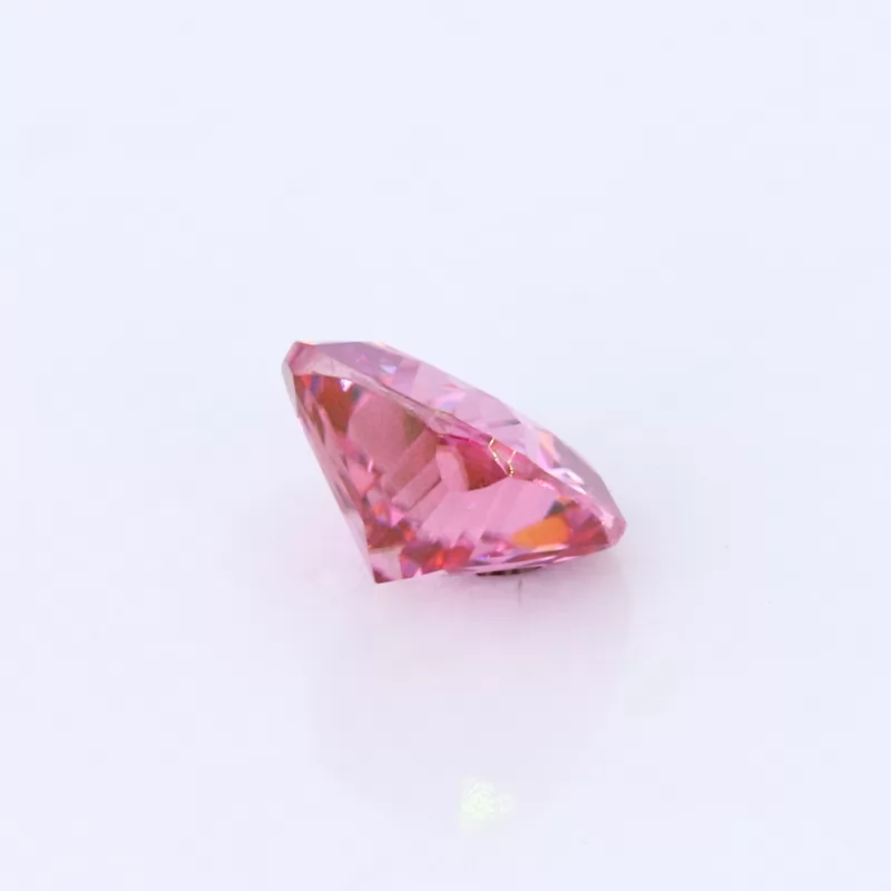 Cushion Cut Pink Color Moissanite