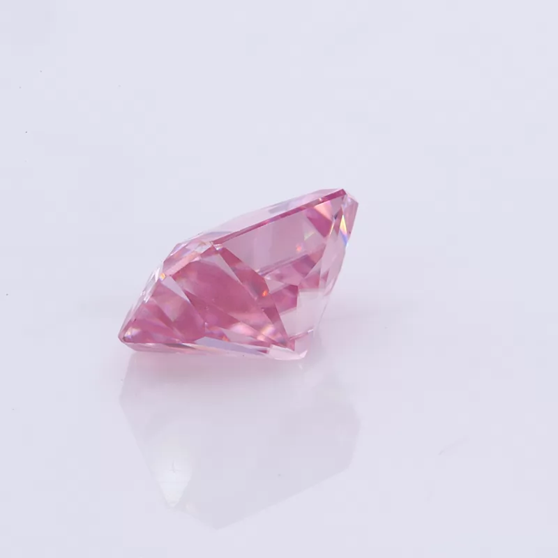 Octagon Shape Radiant Cut Pink Color Moissanite