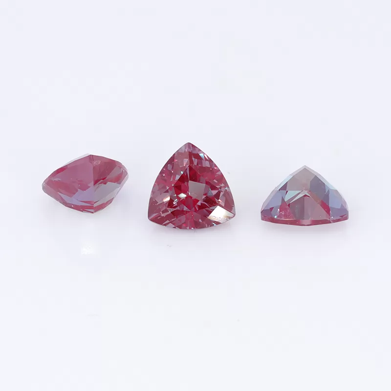 Trilliant Cut Lab Alexandrite Gemstones