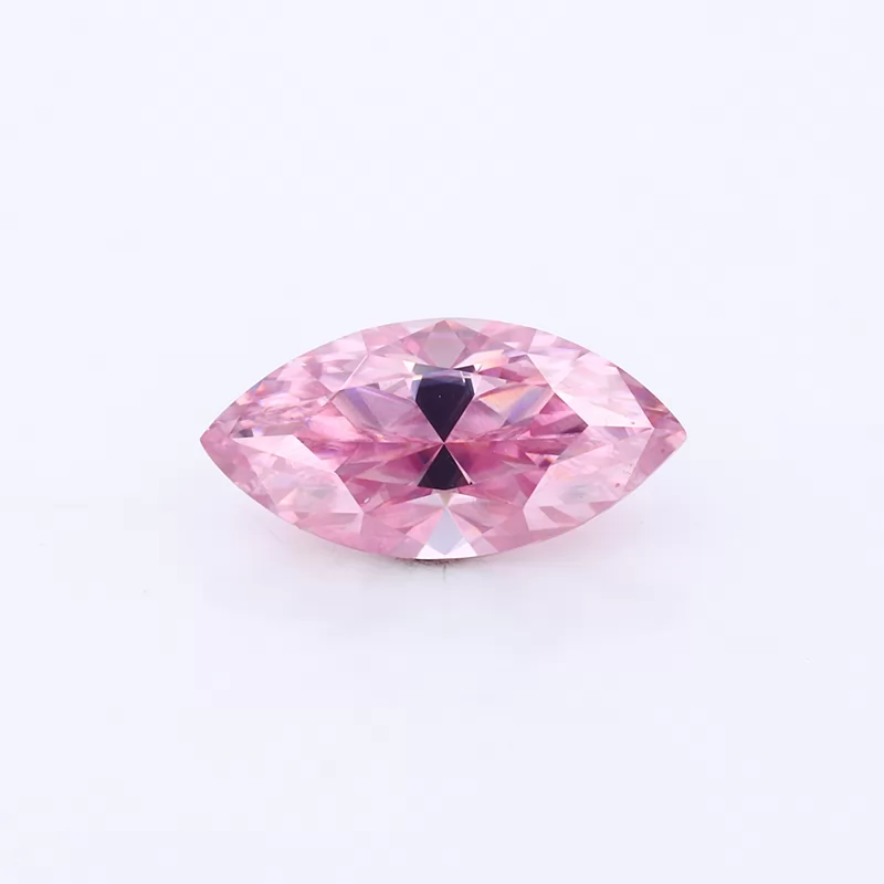 Pink Color Marquise Cut Moissanirte