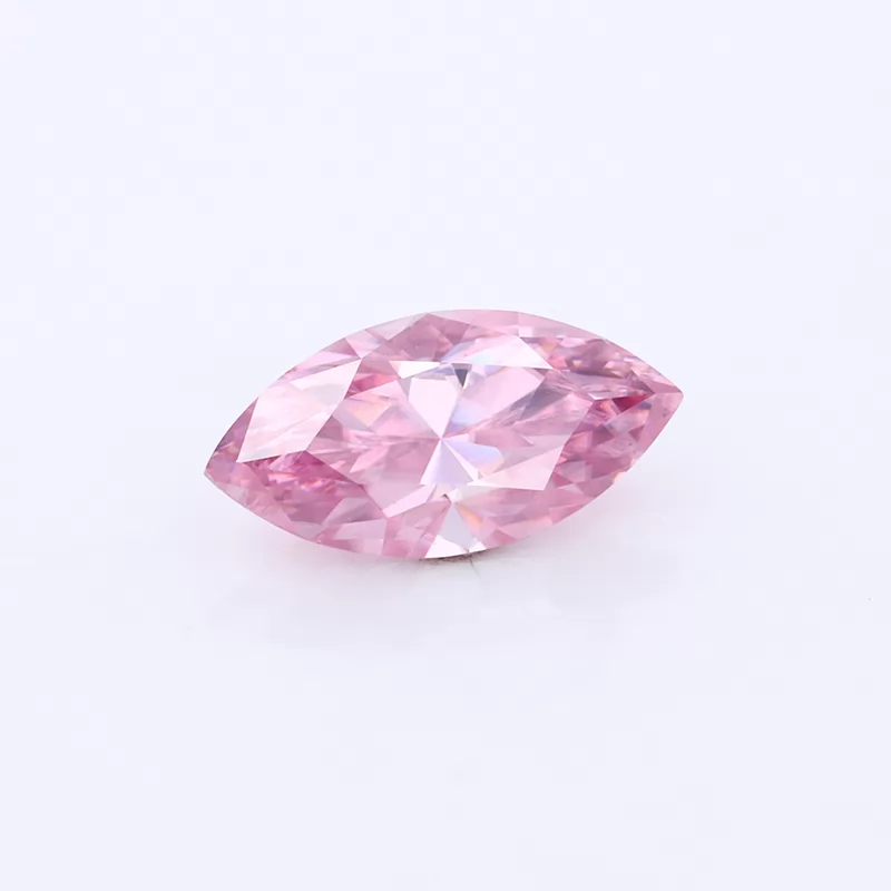 Pink Color Marquise Cut Moissanirte