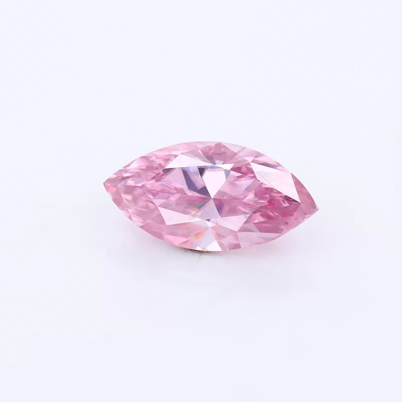 Pink Color Marquise Cut Moissanirte