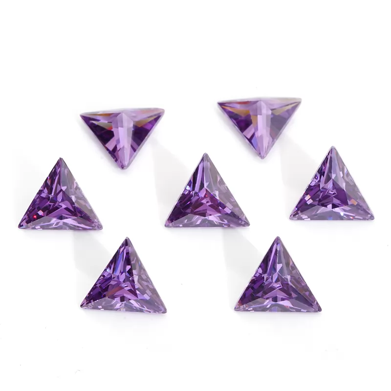 Triangle Shape Cubic Zirconia