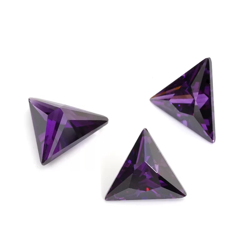 Triangle Shape Cubic Zirconia