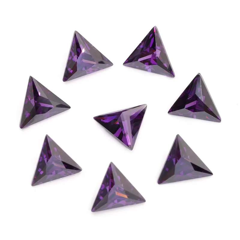 Triangle Shape Cubic Zirconia