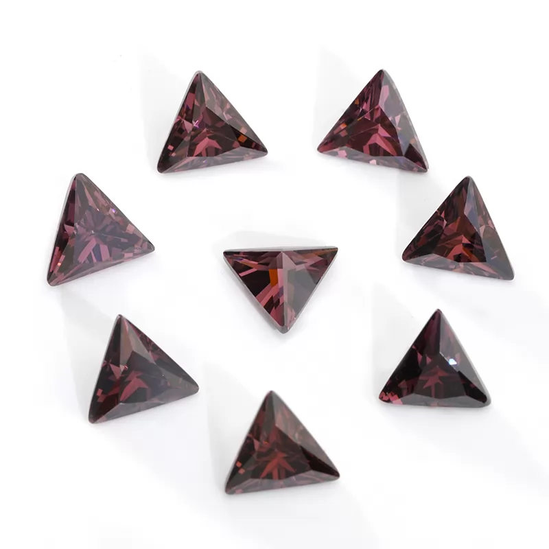 Triangle Shape Cubic Zirconia