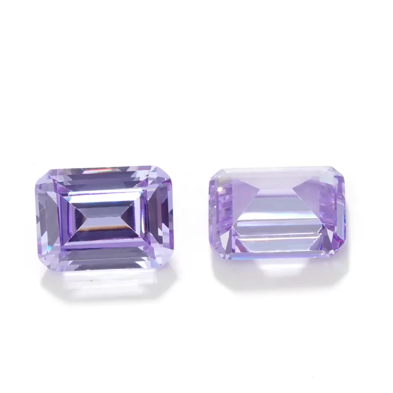 Octagon Emerald Cut Cubic Zirconia