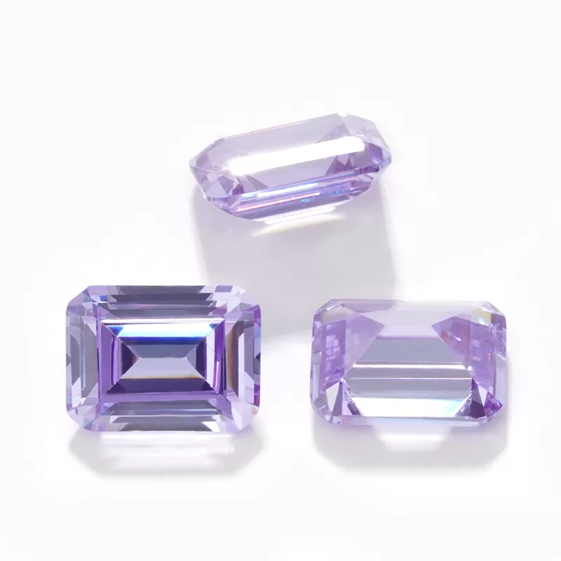 Octagon Emerald Cut Cubic Zirconia