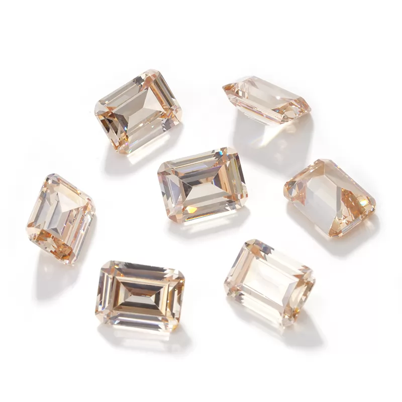 Octagon Emerald Cut Cubic Zirconia