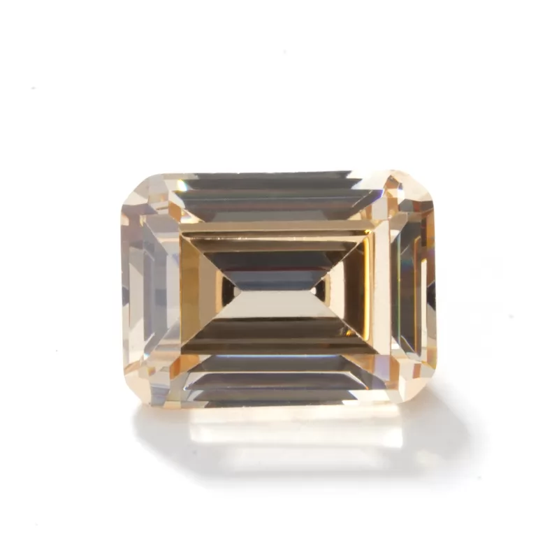 Octagon Emerald Cut Cubic Zirconia