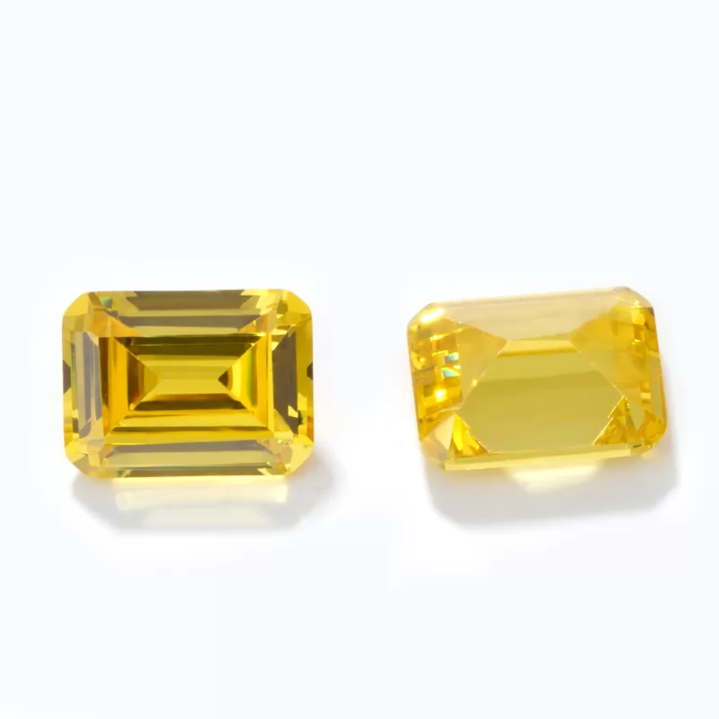 Octagon Emerald Cut Cubic Zirconia