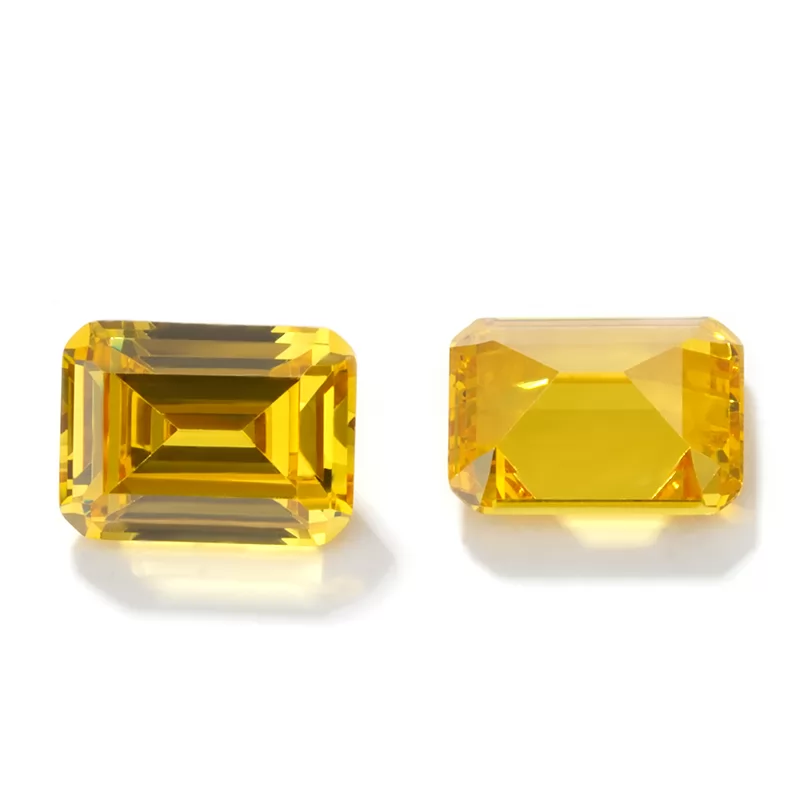 Octagon Emerald Cut Cubic Zirconia