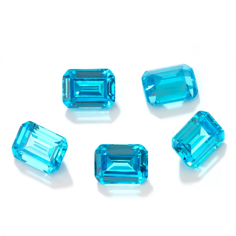 Octagon Emerald Cut Cubic Zirconia