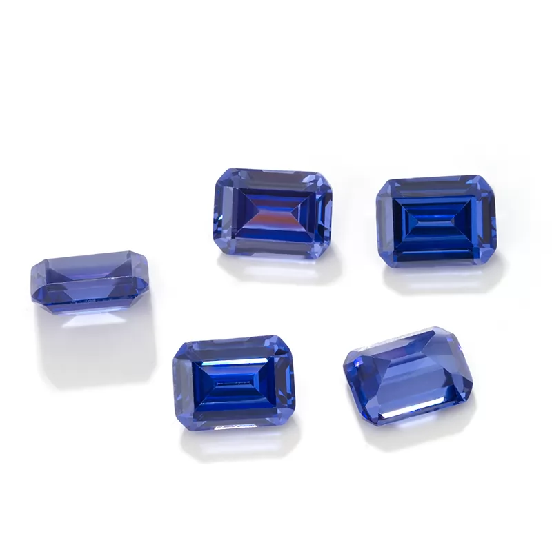 Octagon Emerald Cut Cubic Zirconia