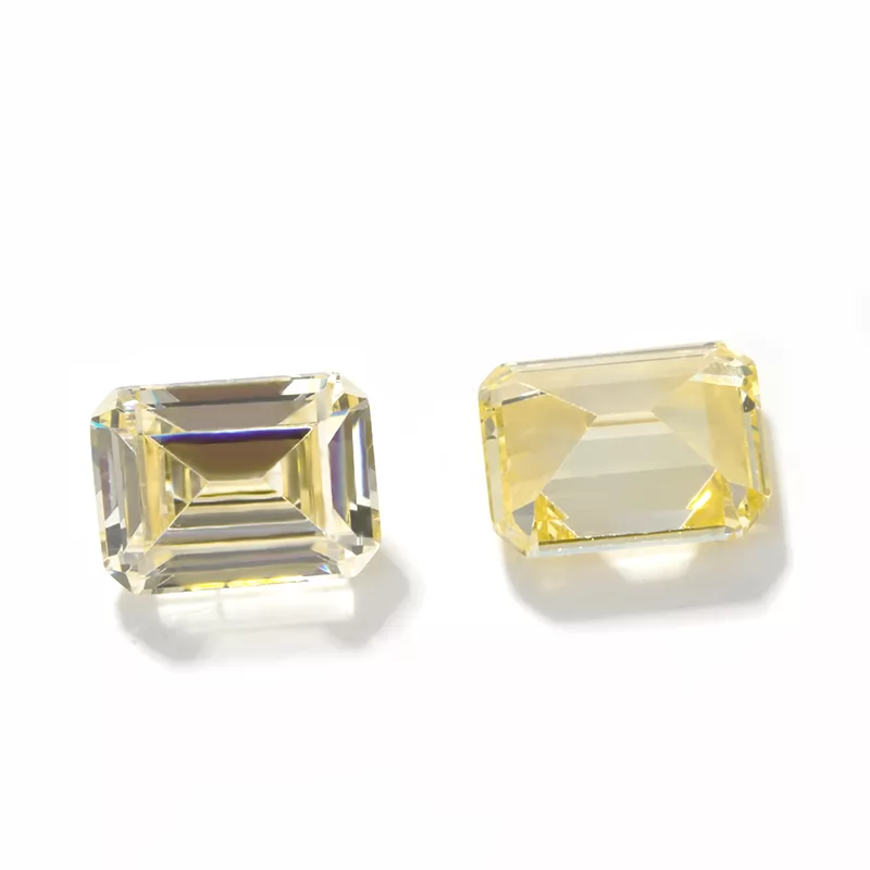 Octagon Emerald Cut Cubic Zirconia