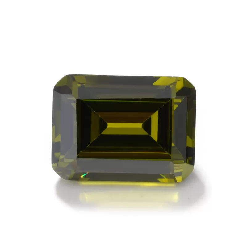 Octagon Emerald Cut Cubic Zirconia