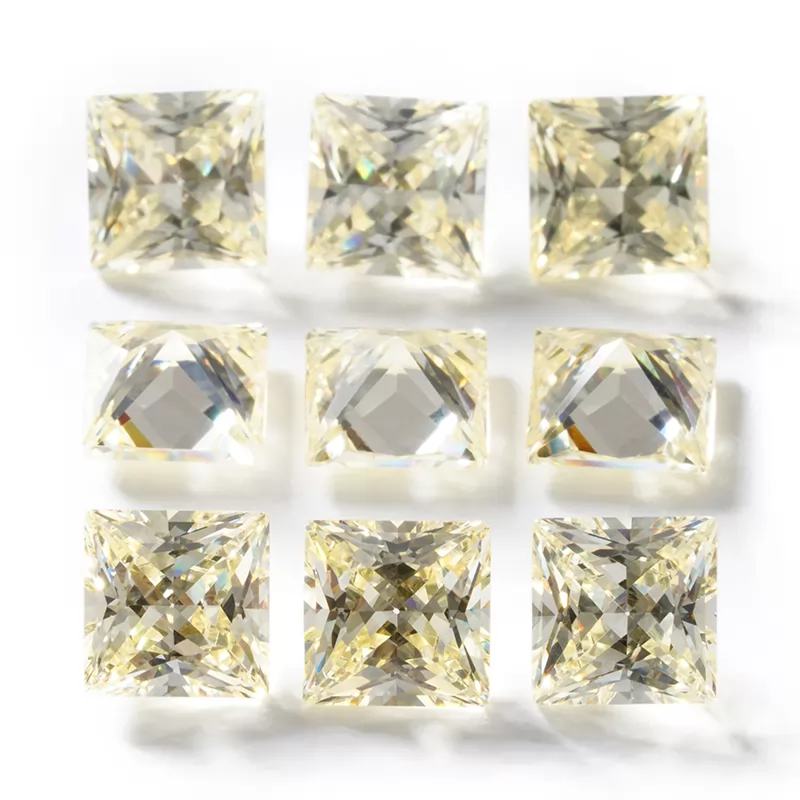 Square Shape Princess Cut Cubic Zirconia