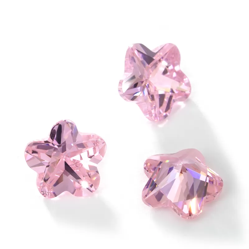 Flower Shape Cubic Zirconia