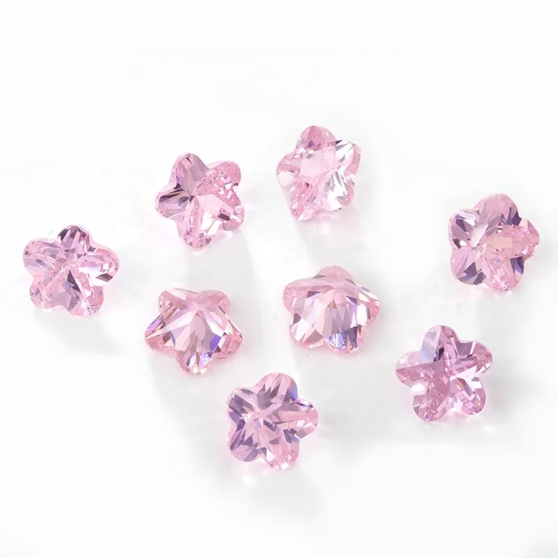 Flower Shape Cubic Zirconia