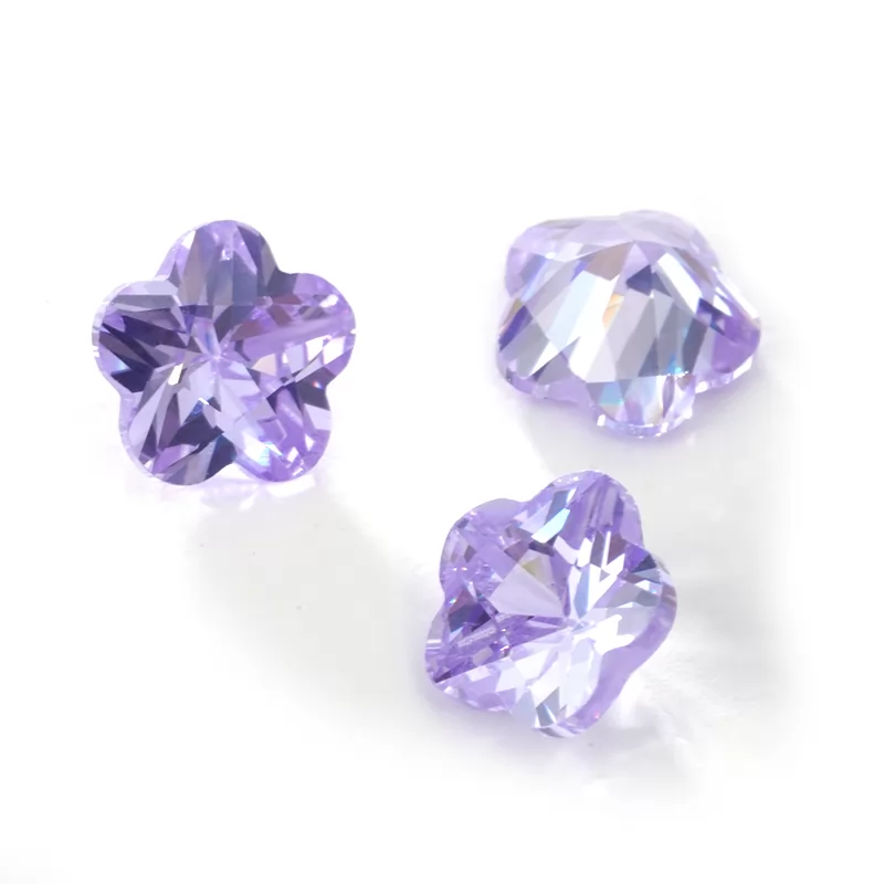 Flower Shape Cubic Zirconia