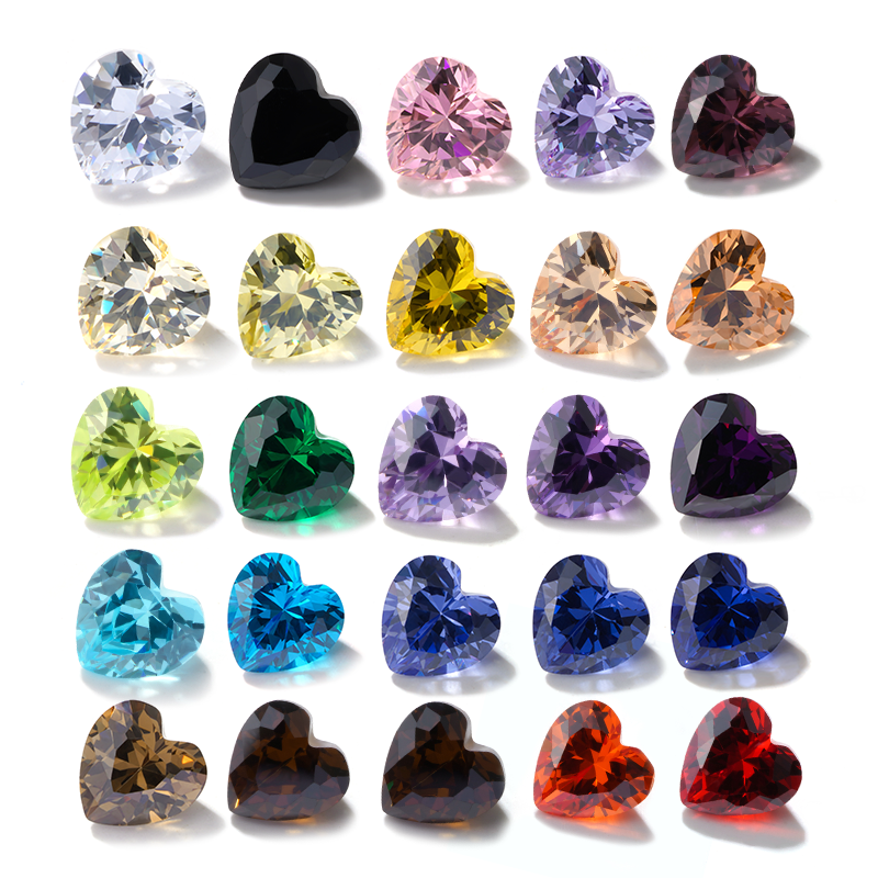 Heart Shape Cubic Zirconia