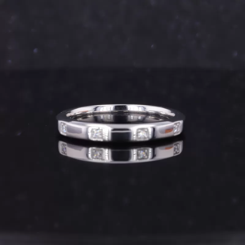 1.25mm Round Brilliant Cut Lab Grown Diamond PT950 Diamond Ring