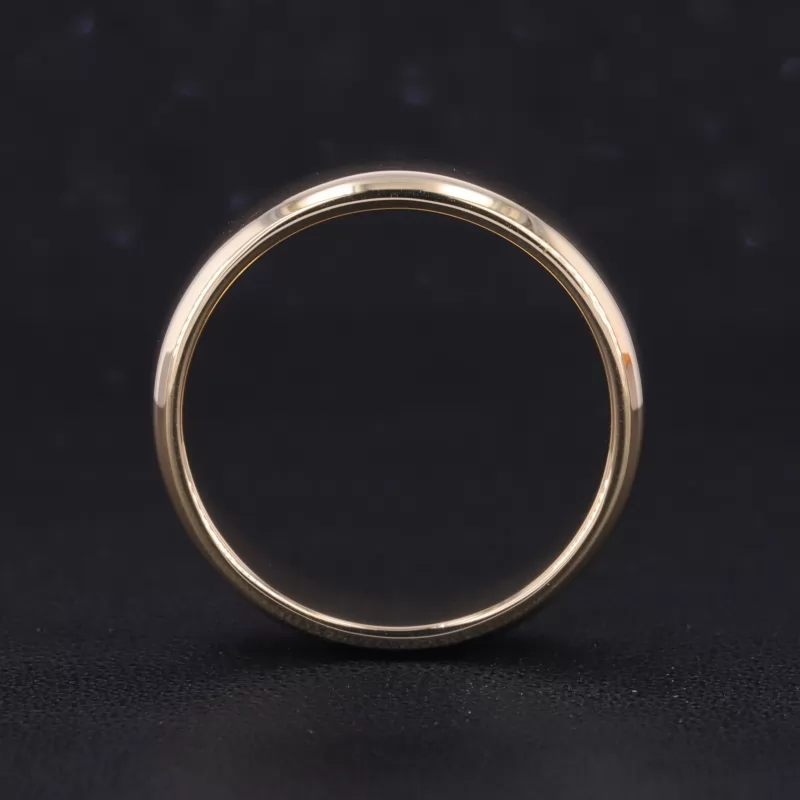 10K Yellow Gold Flat Comfort Fit Wedding Ring