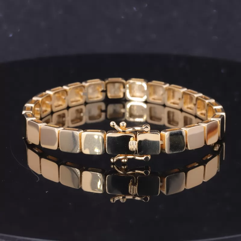 18K Yellow Gold Tennis Bracelet