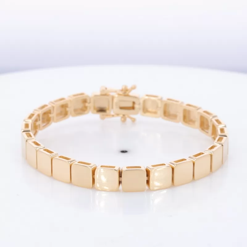 18K Yellow Gold Tennis Bracelet