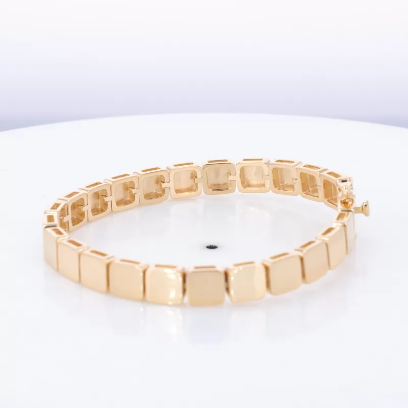 18K Yellow Gold Tennis Bracelet