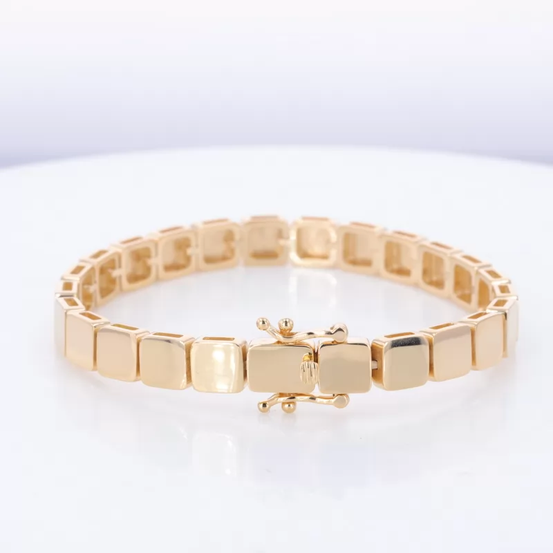 18K Yellow Gold Tennis Bracelet