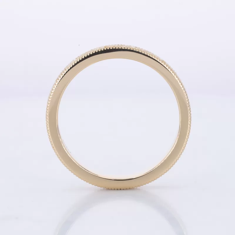 10K Yellow Gold Vintage Script Ring