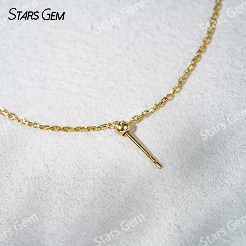 18K Solid Yellow Gold with Round Shape Lab Grown Diamond Bracelet