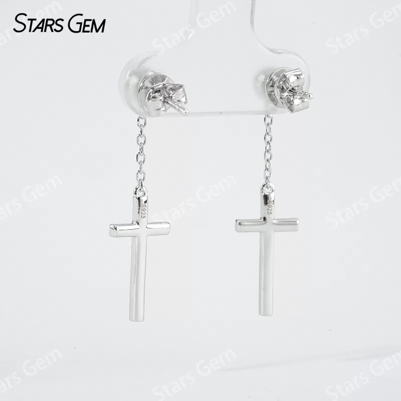 3mm Round Brilliant Cut Moissanite S925 Sterling Silver Diamond Earrings