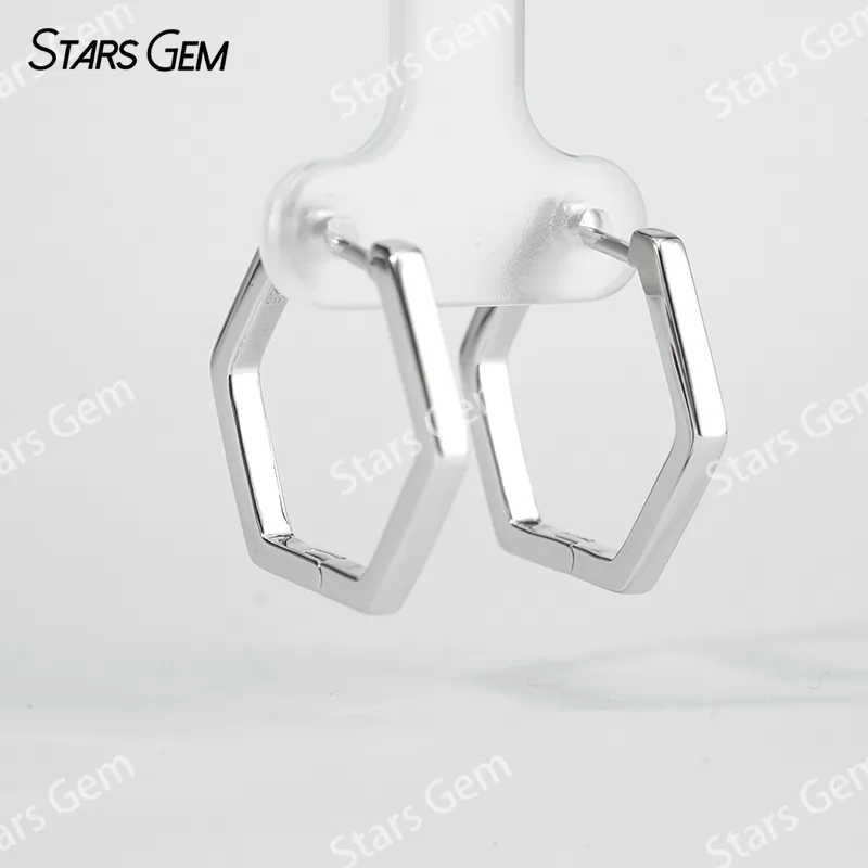 1.3mm Round Brilliant Cut Moissanite S925 Sterling Silver Diamond Earrings