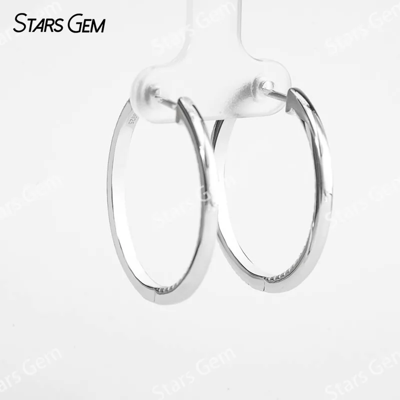 1.2mm Round Brilliant Cut Moissanite S925 Sterling Silver Diamond Earrings