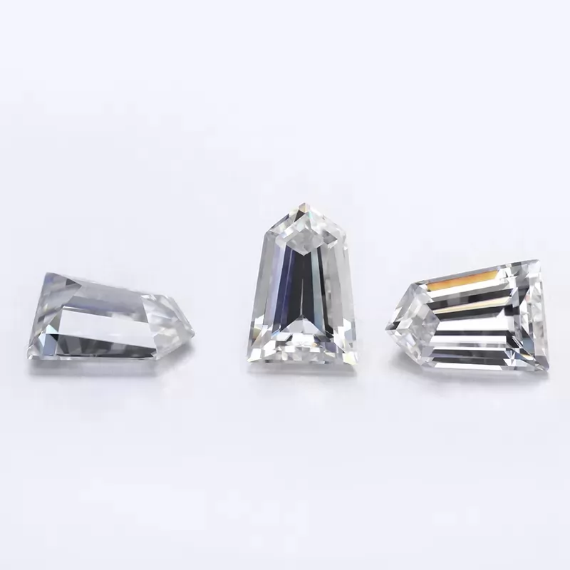 Bullet Shape Brilliant Cut Moissanite
